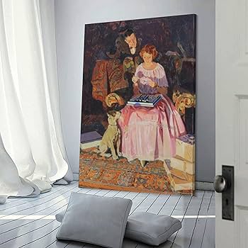 古典的な女性たちの集い 絵画　壁飾り Amazon.co.jp: Norman Rockwell ノーマンロックウェル絵画